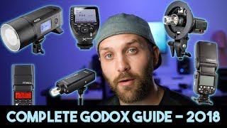 2018 Godox X Series Flash Complete Guide AD200 AD600 Pro AD360II V860II X Pro [upl. by Eisteb]