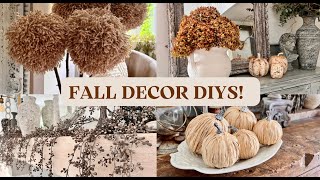 FALL DIY DECOR  HIGHEND FALL DECOR  HOME DECOR ON A BUDGET  Fall Decorating Ep2 [upl. by Ahsaek]