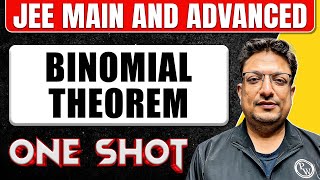 BINOMIAL THEOREM in One Shot All Concepts amp PYQs Covered  JEE Main amp Advanced [upl. by Arny]