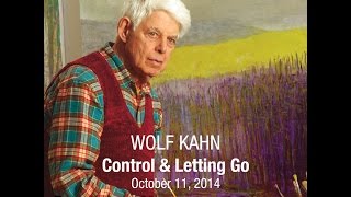 Wolf Kahn Lecture Control amp Letting Go [upl. by Durwin]