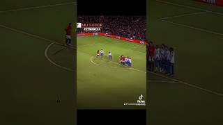 Ronaldo free kick Man Utd [upl. by Kcinemod]