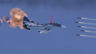 Today Russian MiG31 shot down by highly accurate Ukrainian missile attack  ARMA 3 MilSim [upl. by Hteazile]