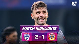 Match Highlights  Bengaluru FC 21 East Bengal FC  MW3  ISL 202324 [upl. by Spevek]