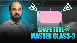 SHAPE TOOL MASTER CLASS 3 COREL CLASS3 اردو हिंदी [upl. by Leinad]