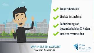 PlanFinanz 24  Schulden Soforthilfe [upl. by Aryas]