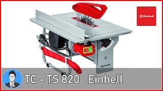 Einhell TCTS 820 Sega Circolare da Banco Assemblaggio [upl. by Hilton735]