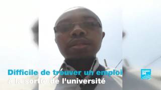 Avoir 20 ans à Goma  quotPas facile davoir un emploi quand on est jeunequot [upl. by Nazar]