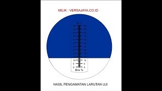 penggunaan alat refraktometer [upl. by Malia]