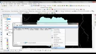 Parametros generales de la cuenca con arcgis [upl. by Llechtim]