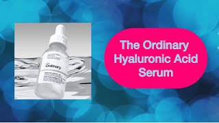 THE ORDINARY HYALURONIC ACID SERUM honestreview [upl. by Ativak135]