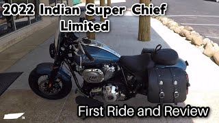 2022 Indian Super Chief Limited  First Ride and Review [upl. by Esilana60]