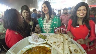 India Street Food At The Delhi Funfair [upl. by Airbma]