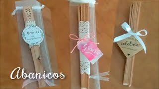 ABANICO  Ideas para boda recuerditos [upl. by Irra]