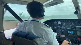 Cape Air Cessna 402  Landing in Vieques Puerto Rico TJVQ [upl. by Hsina]