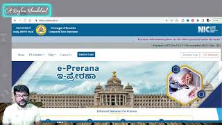 Professional Tax Karnataka ONLINE PROCESS  PT Payment  Company  SELF Employment [upl. by Ys]