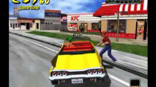 Crazy Taxi PS2 vs Dreamcast Comparison [upl. by Henrique]