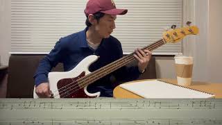 The Joneses  Sugar Pie Guy Bassline Cover With Tab [upl. by Gotthelf660]