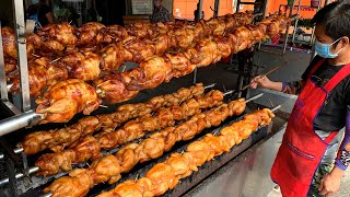 Only 200 chickens limited from 800am Amazing Charcoal Grilled Chicken  Thailand Street Food [upl. by Audette]