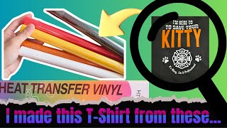 How to Use Heat Transfer Vinyl for TShirt Printing HTVRont Brand Vinyl [upl. by Quillan]