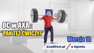 Mariusz Pudzianowski quotPan też ćwiczyquot OC w AXA Wersja 1h [upl. by Casilda189]