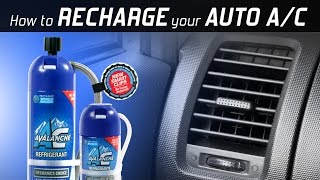 AC Avalanche  How To Recharge your Auto Air Conditioner [upl. by Erusaert988]