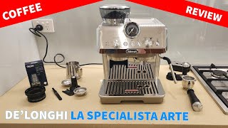 Delonghi La Specialista Arte Review  Best manual expresso machine [upl. by Kermit]