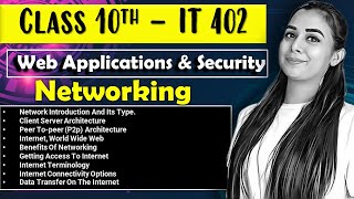 Understand Networking Fundamentals  Web Applications and Security  Class 10 IT  402 [upl. by Mohandas]