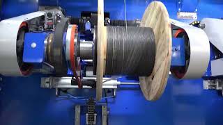 Automatic Cable Spooling Machine  Reeltech D1100 Kablomak Manufacturer of Cable Winding Machines [upl. by Esemaj]