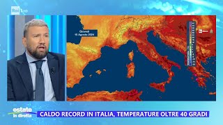 Caldo record in Italia le previsioni per ferragosto  Estate in diretta 13082024 [upl. by Ecirad]