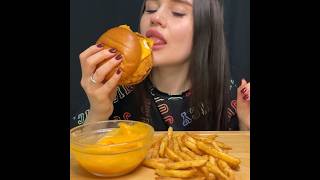 POPEYES FAST FOOD  ASMR MUKBANG  EATING CHICKEN BURGER  CHEESE FRIES asmr mukbang popeyes [upl. by Corinna872]