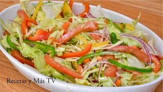 Ensalada de Repollo fácil y diferente una ensalada verde deliciosa con aderezo casero [upl. by Suoirtemed]