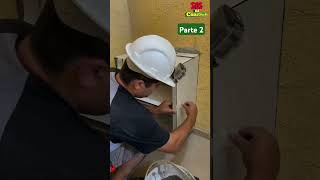 Como fazer uma pia para banheiro em porcelanato parte 2 shorts reviews [upl. by Len559]