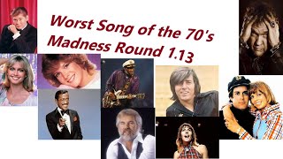 Worst Song of the 70s Madness Round 113 [upl. by Airpac]