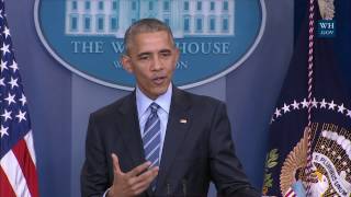 President Obama Holds a Press Conference [upl. by Loftis]