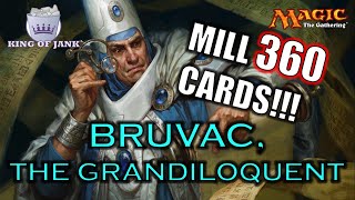 Combo Breakdown Bruvac the Grandiloquent  MTG Combo Explained  Traumatize Combo  EDH Mill Combo [upl. by Story893]