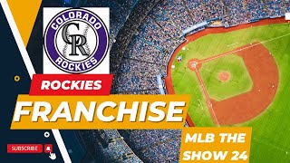 MLB The Show 24 Colorado Rockies Franchise Mode [upl. by Ayhay]