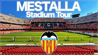 Valencia CF MESTALLA Stadium Tour ⎜Visita al Estadio del Valencia🇪🇸 [upl. by Ceciley]