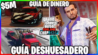 GUÍA del DESHUESADERO ¿Cómo HACER DINERO TRUCOS amp TIPS para HACER MILLONES  Chop Shop GTA Online [upl. by Azmah]