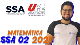 SSA 02  Questão 13  UPE2022  Matemática [upl. by Oicnevuj]