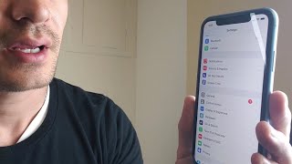 iPhone XSXR How to Setup Face ID Unlock Recognition Password [upl. by Alel]