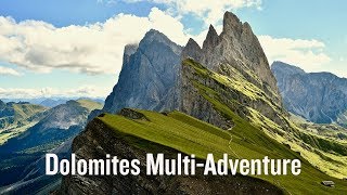 Dolomites MultiAdventure Tour  Backroads [upl. by Anjali]