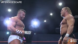 Hammerstone and Brian Cage go to WAR for the FSW Heavyweight Championship  November 27 2021 [upl. by Suckow183]