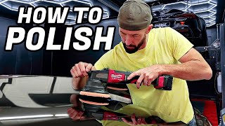 How To Polish A Car For Beginners At Home  Remove Swirls and Scratches  Ceramic Coat [upl. by Lednik]