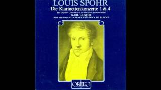 Louis Spohr  Clarinet Concerto No1  Karl Leister [upl. by Ellednahs]