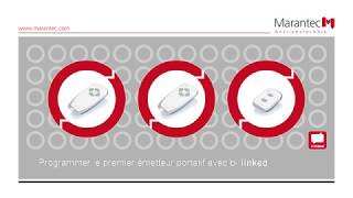 Marantec  Programmer le premier émetteur portatif avec bi·linked [upl. by Powel126]