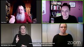 Alan Moore in conversation with Heather Parry [upl. by Otrebron]