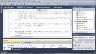 Visual Basic Tutorial  195  Creating The Favorites DLL [upl. by Alimaj847]