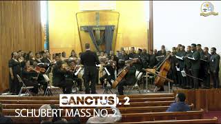 Schubert mass in g Sanctus UL CHORISTERS [upl. by Elahcar]