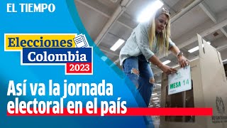 EN VIVO Elecciones 2023 siga en vivo la jornada electoral en cada ciudad de Colombia  El Tiempo [upl. by Lladnarc]