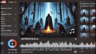 Improperia Gregorian Chant with Forest Ambience  Bells Owls amp Mystical Sounds [upl. by Hadlee]